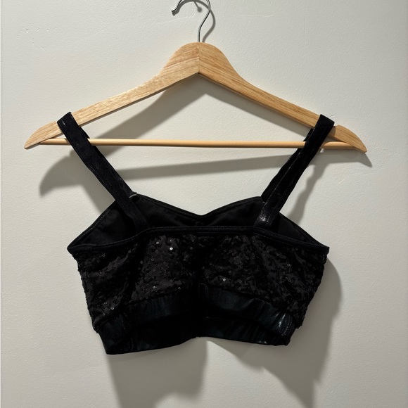 Balera Black Sequin Bra - Picture 3 of 5